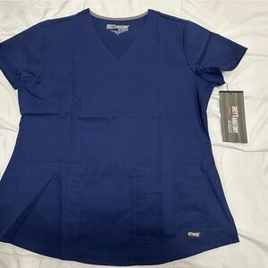 Greys Anatomy 2 pocket, v-neck scrub top
